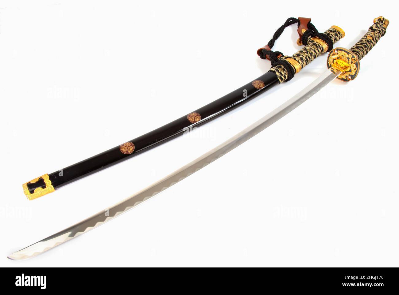 spada giapponese Foto Stock