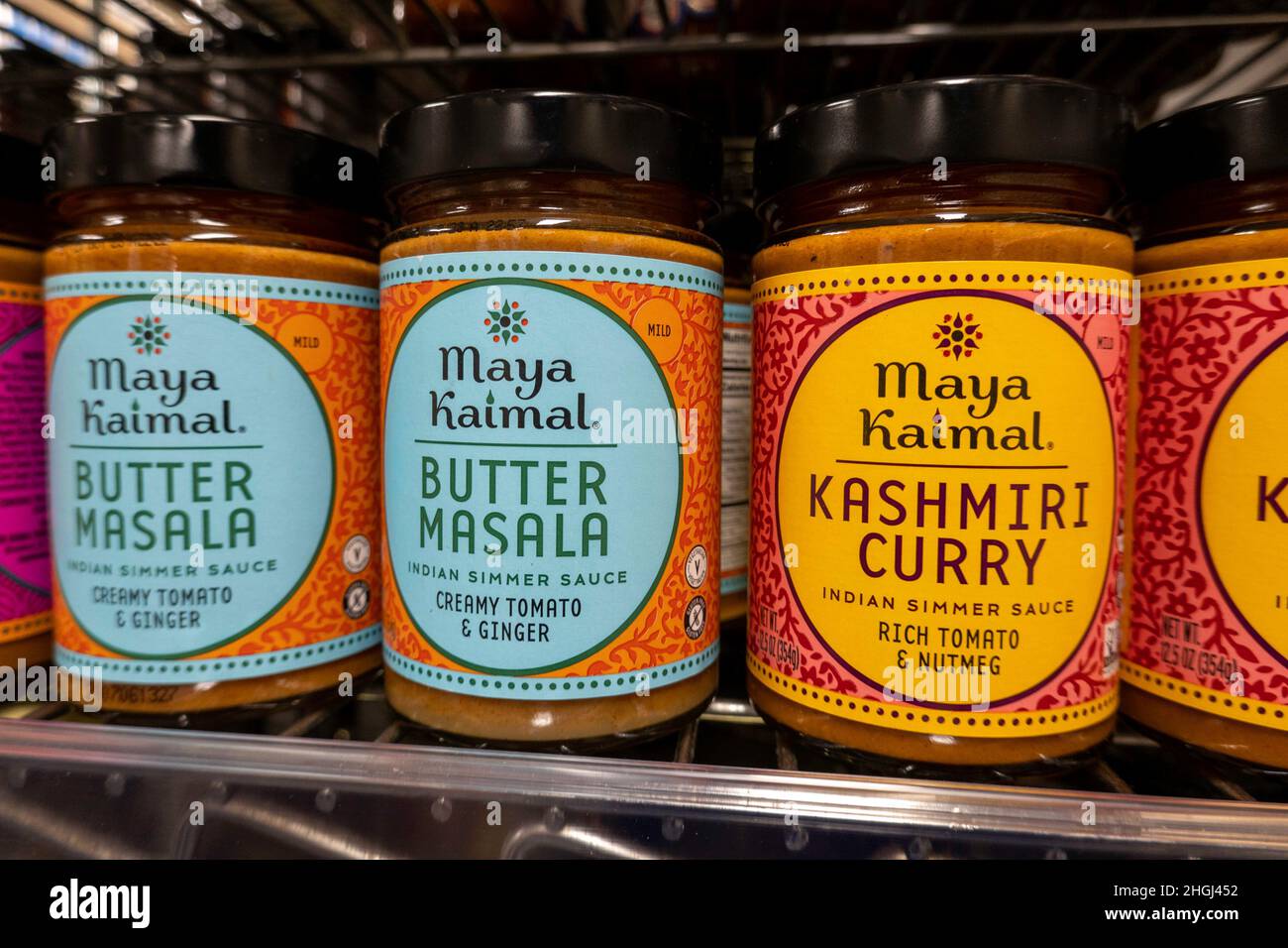 Kalustyan's Indian Spice Shop è un negozio di specialità a Murray Hill, New York City, USA 2022 Foto Stock