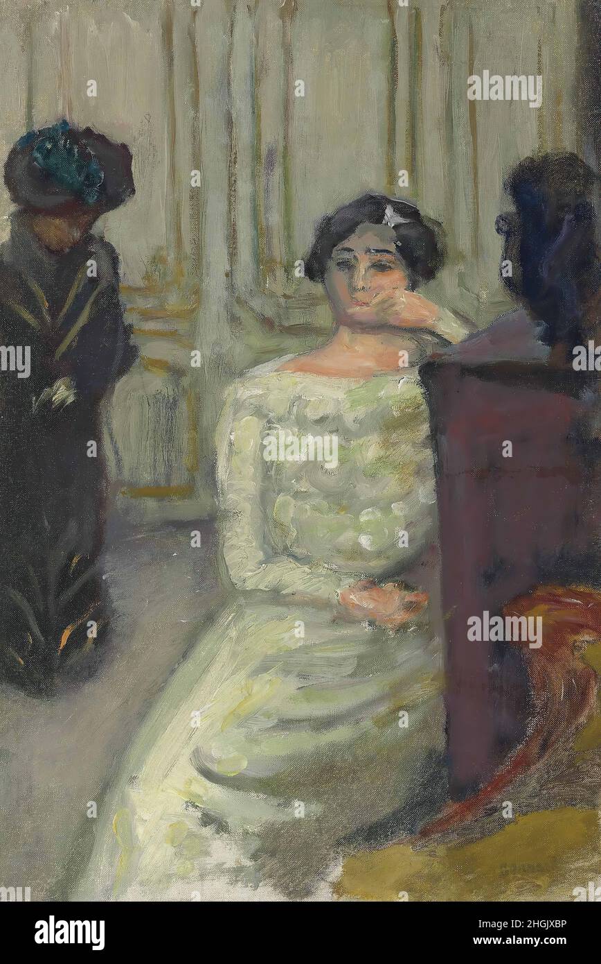 Bonnard Pierre - Collezione privata - en visite - 1902c. - olio su tela 44 x 30 cm - Foto Stock