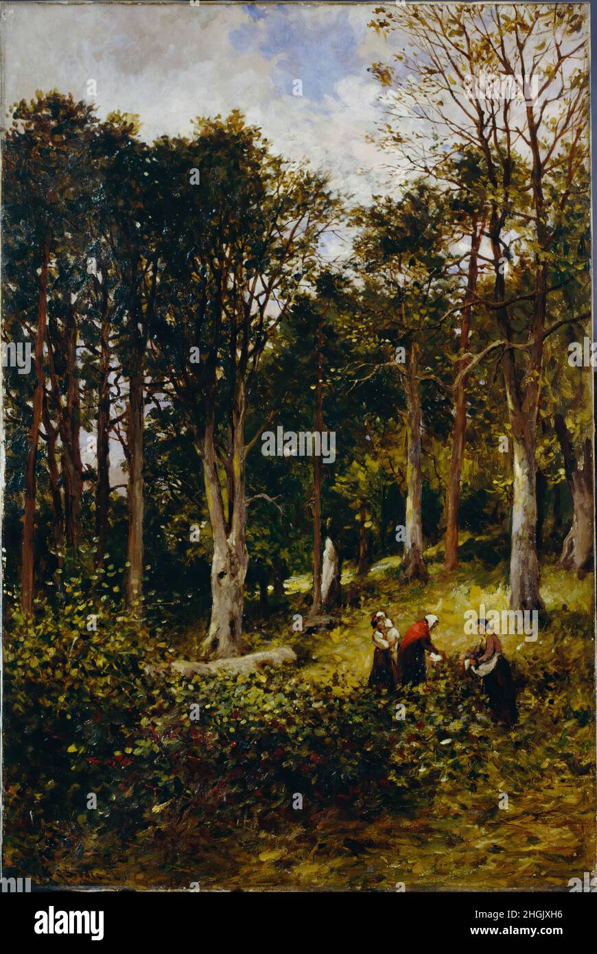 Brodie, Kate S. - Paesaggio (quattro figure in legno) Foto Stock