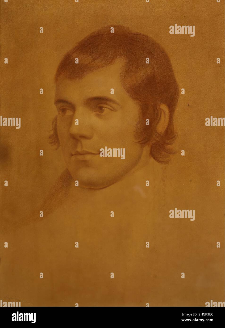 Archibald Skirving - Robert Burns, 1759 - 1796. Poeta Foto Stock