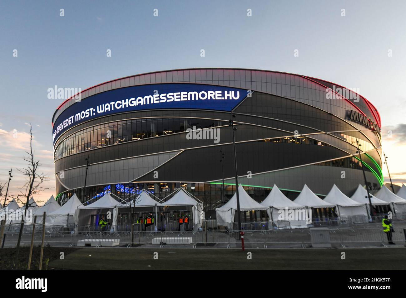 EHF Euro 2020: Cupola MVM, Budapest, Ungheria Foto Stock