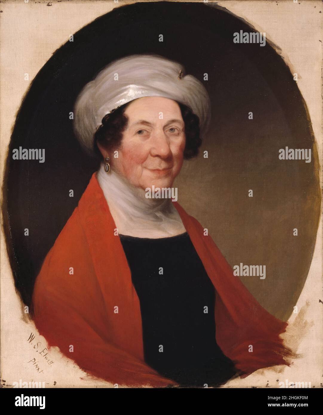 William S. Elwell - Ritratto di Dolley Madison (1848) Foto Stock