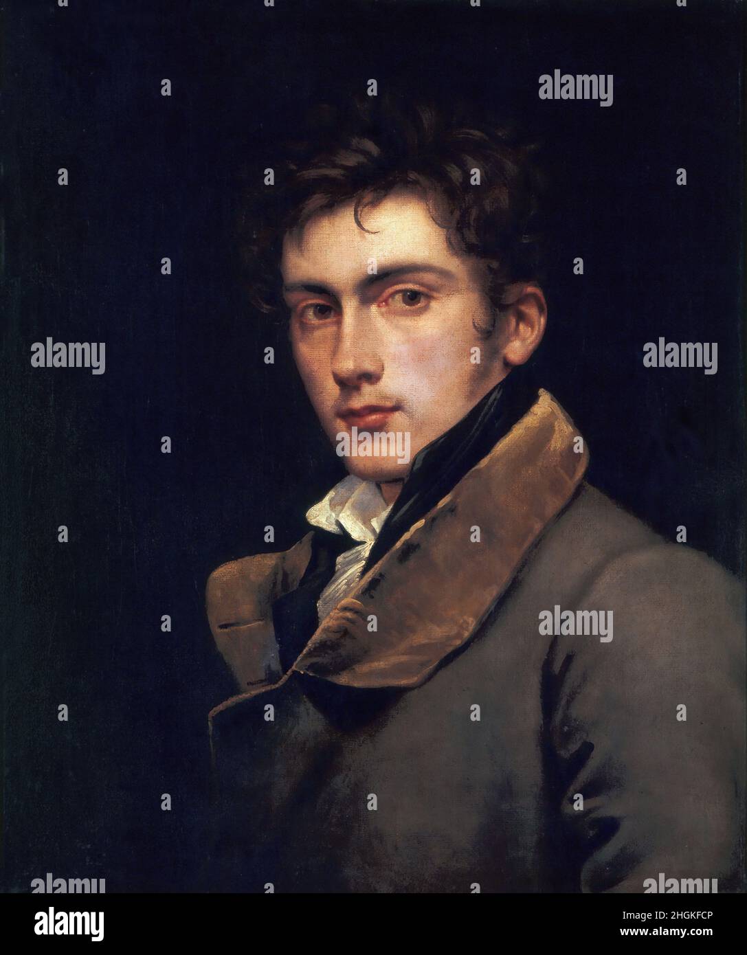 Carl Joseph Begas - Selbstbildnis (ca. 1820) Foto Stock
