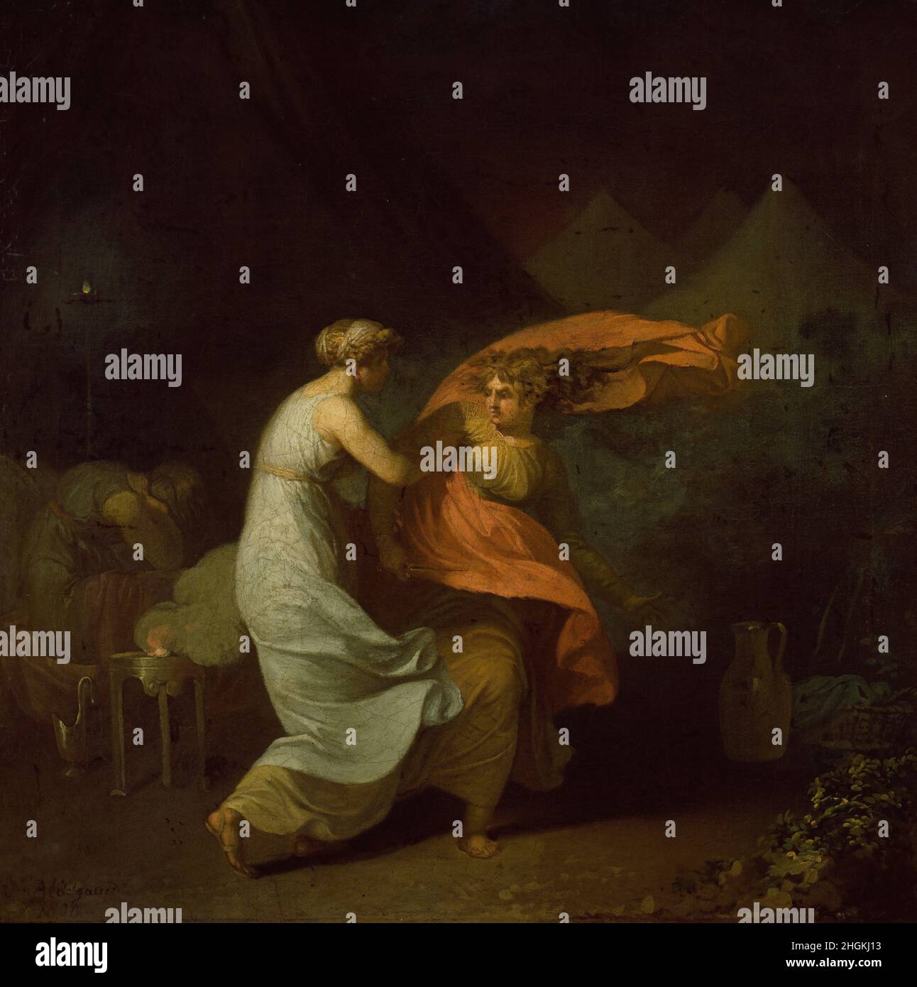 Nicolai Abildgaard - Julia og Fulvia Foto Stock