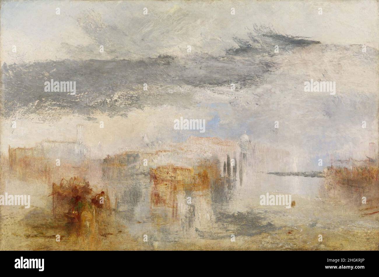 Venezia - Nonnset, a Fisher - 1845 - olio su tela 61,3 x 92,1 cm - Turner Joseph Mallord William Foto Stock