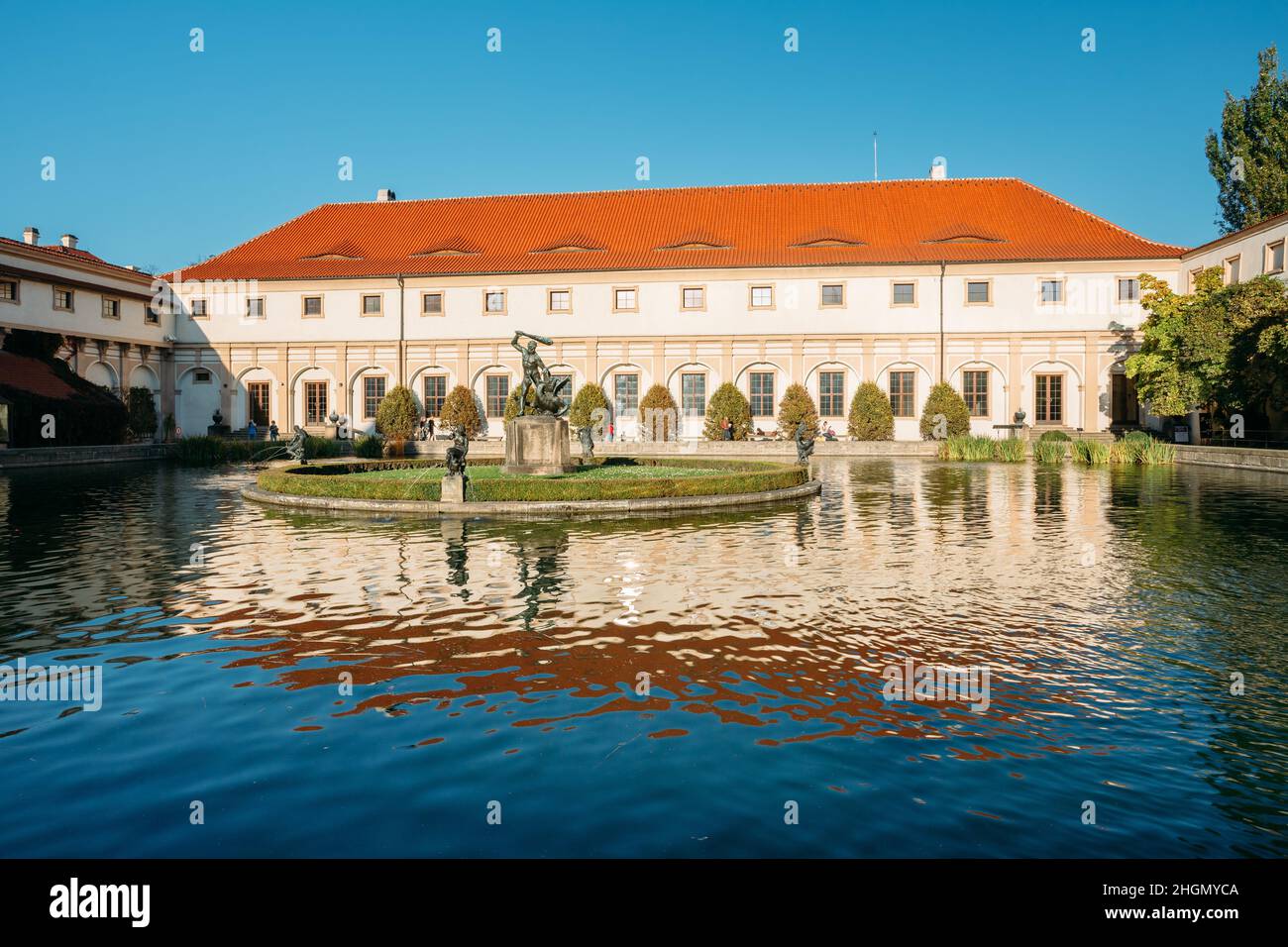 Wallenstein Palace and Garden a Praga, Repubblica Ceca Foto Stock