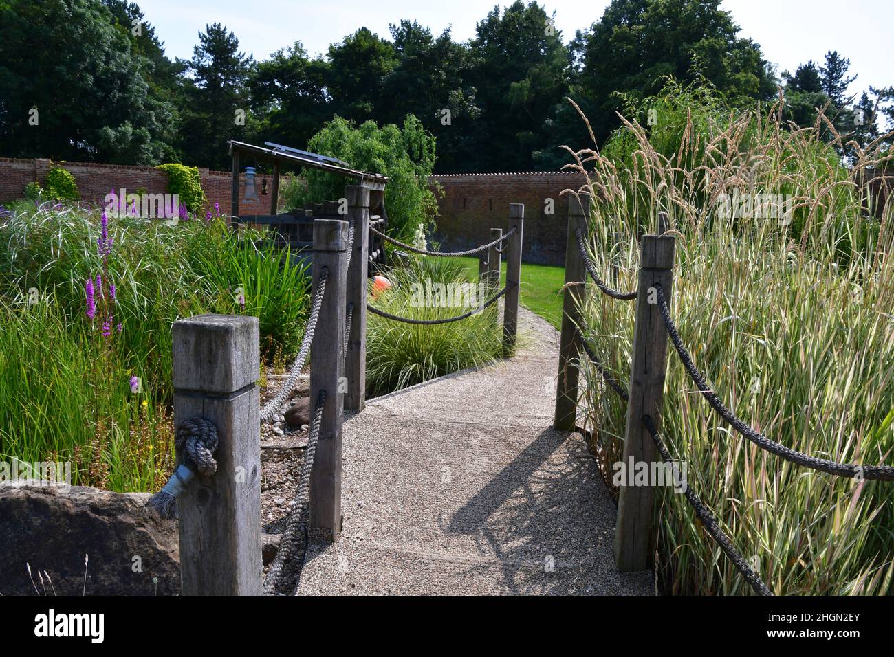 Barumber Walled Garden, Barber, Horncastle, Lincolnshire, Regno Unito Foto Stock