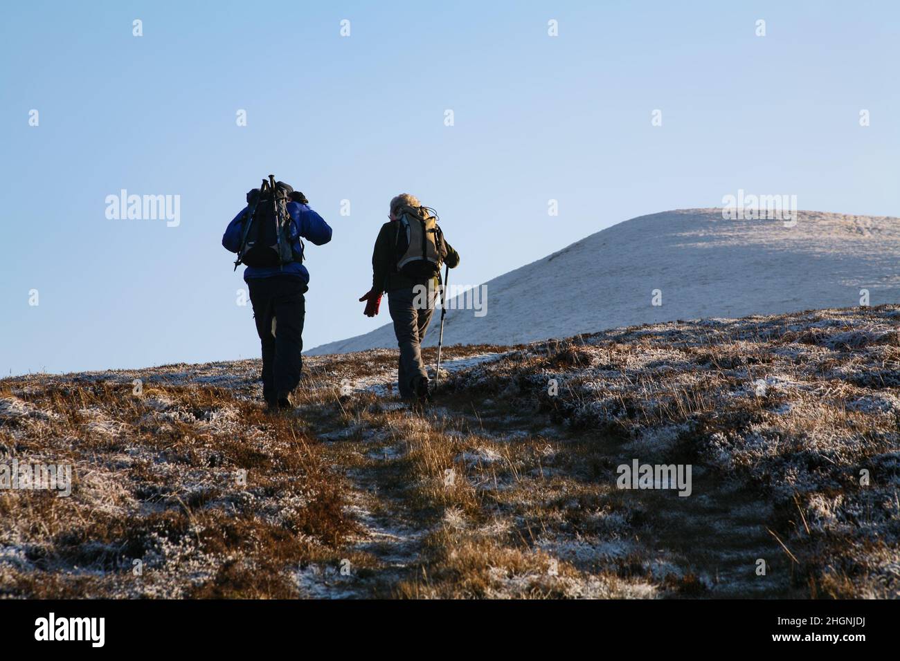 Una collina di Culter cadde a Capodanno, 2009, attraverso la valle da Woodycleuch DoD. Foto Stock