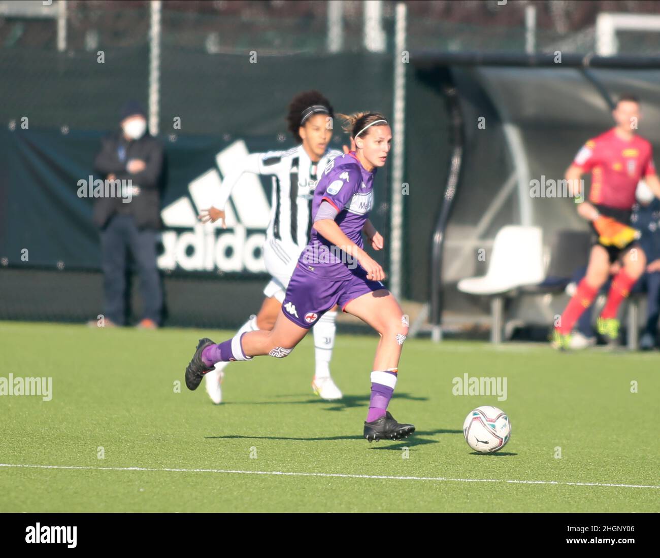 Campionato Italiano,Serie Donna A Juventus Donne / Fiorentina, 22 Jan 2022, Vinovo, Torino Foto Stock