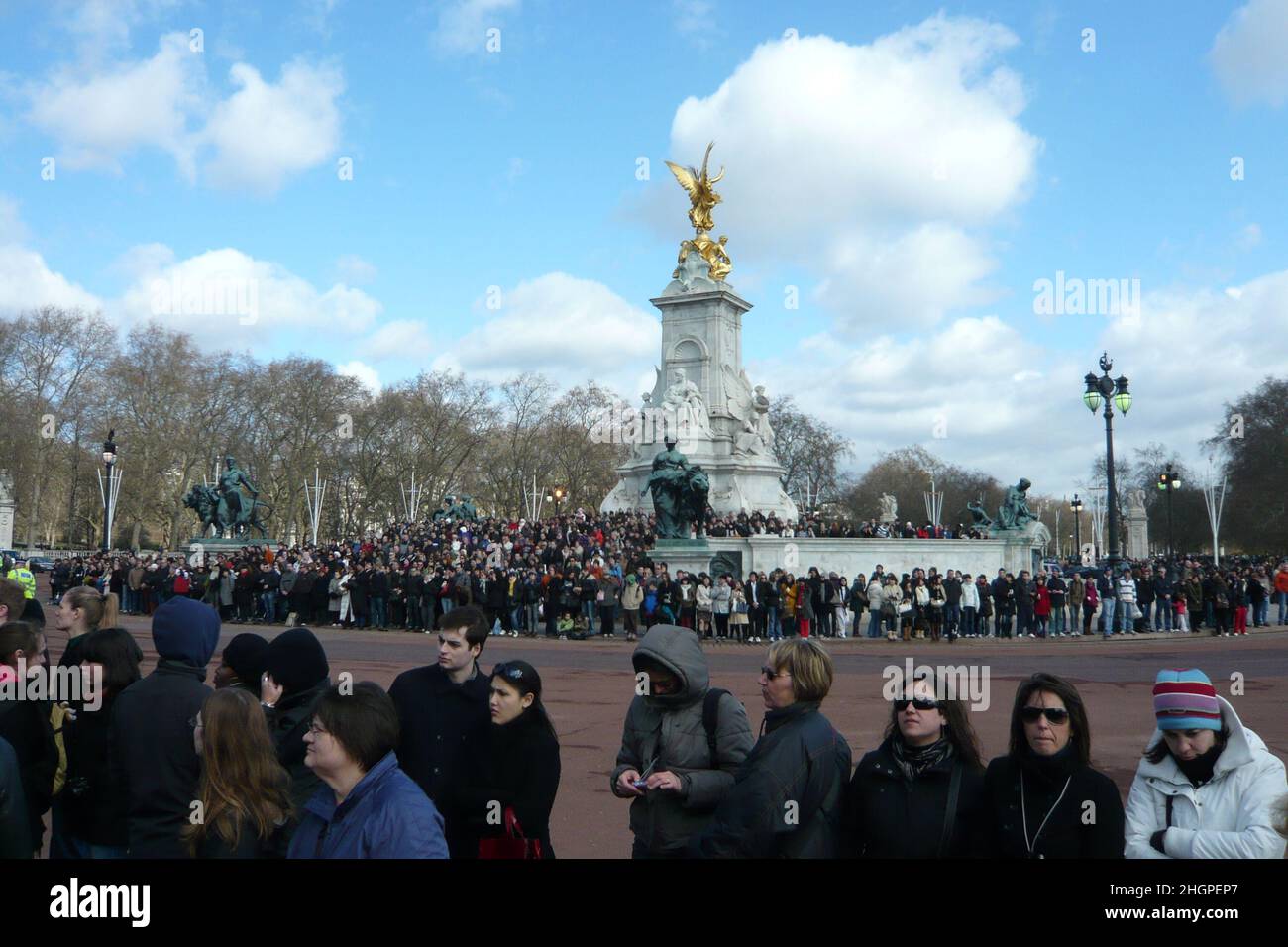 londra, buckingam palace Foto Stock