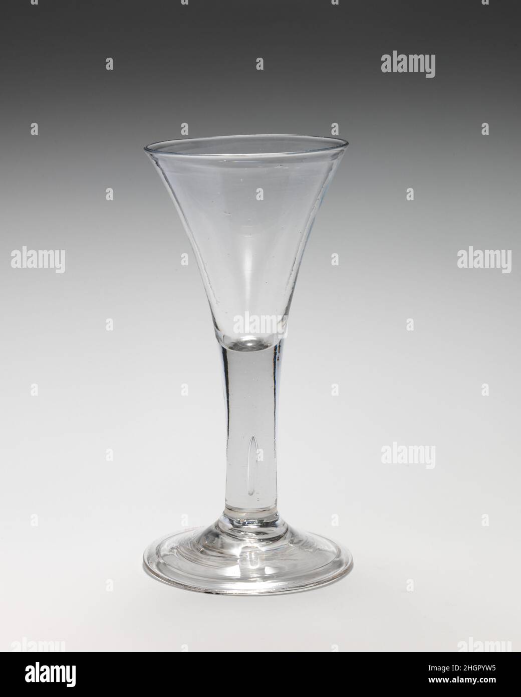 Birra o birra di vetro prima metà 18th secolo britannico. Birra o birra di vetro. British. Prima metà 18th secolo. Vetro. Vetro Foto Stock