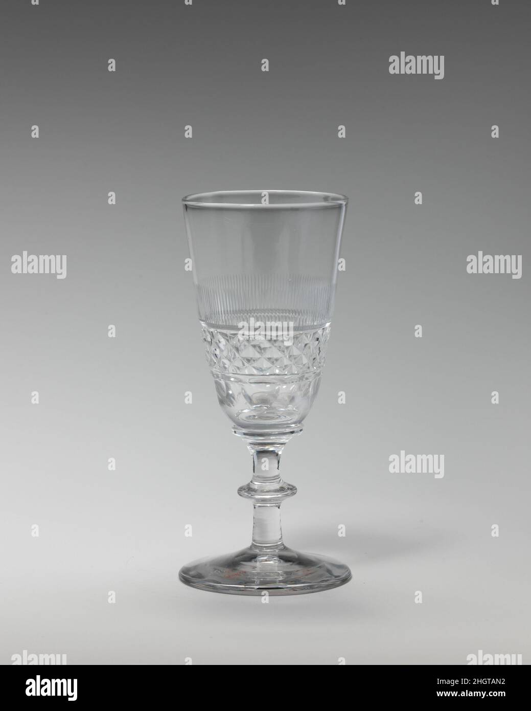 Wineglass 18th secolo britannico. Wineglass. Inglese. 18th secolo. Vetro. Vetro Foto Stock