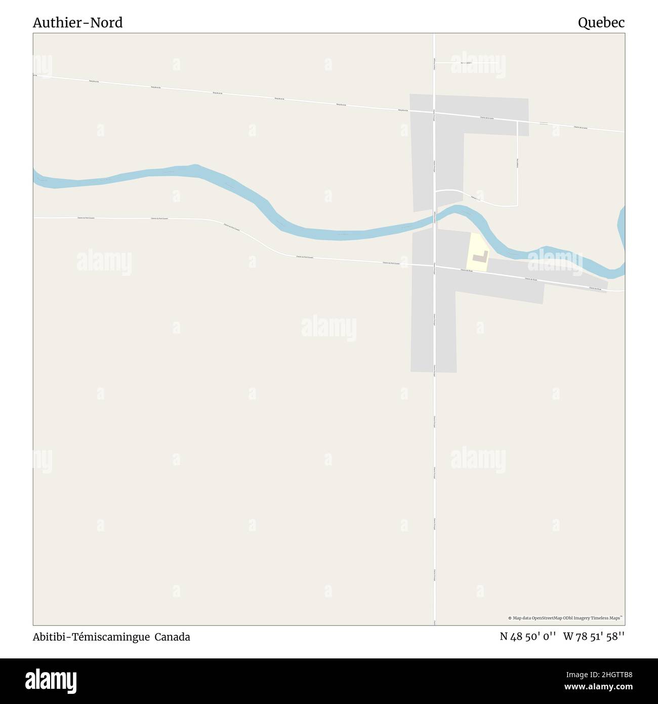 AuthierNord, AbitibiTémiscamingue, Canada, Quebec, N 48 50' 0'', W 78