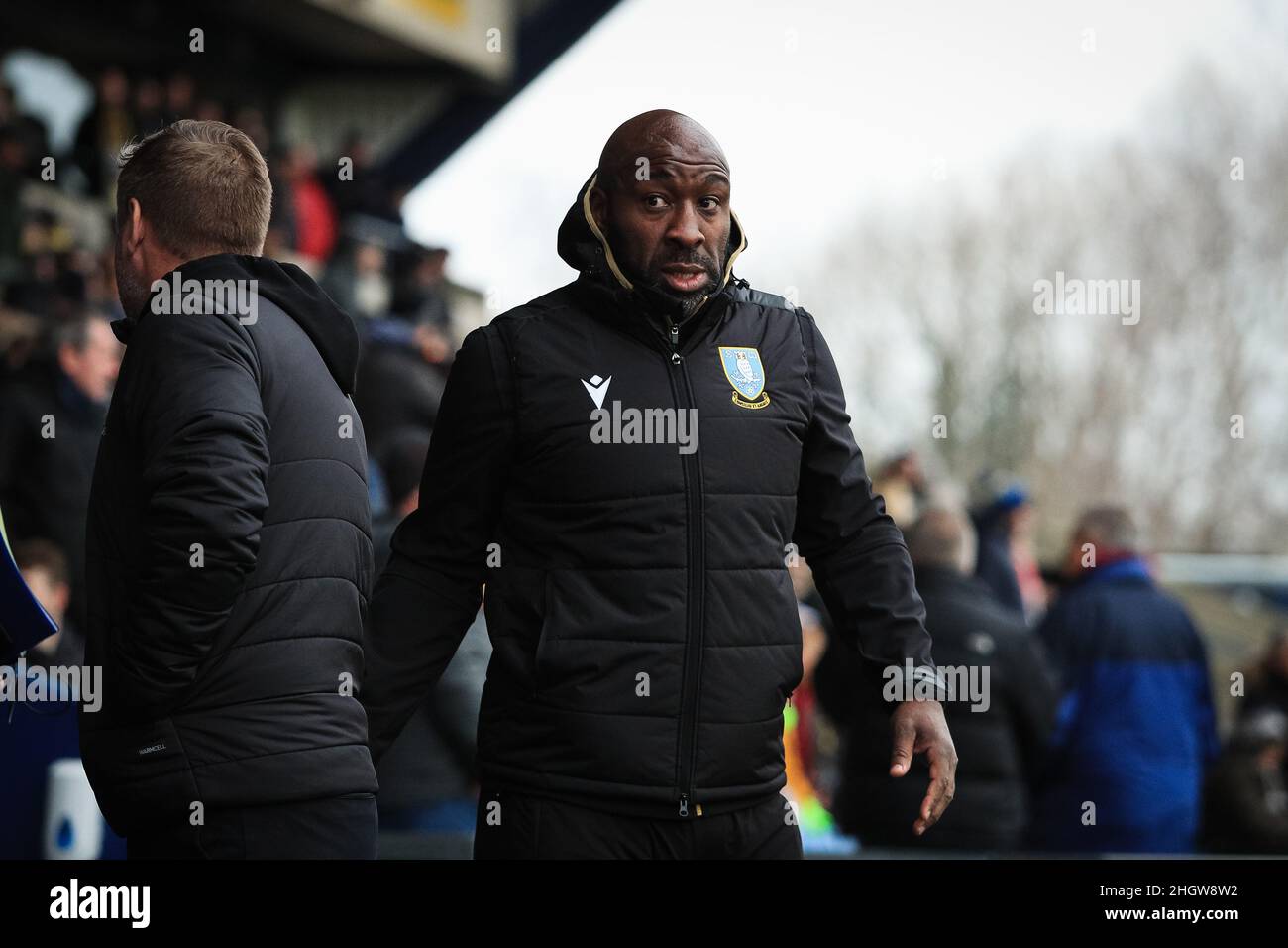 Oxford, Regno Unito. 22nd Jan 2022. Darren Moore manager di Sheffield Mercoledì durante la partita a Oxford, Regno Unito il 1/22/2022. (Foto di James Heaton/News Images/Sipa USA) Credit: Sipa USA/Alamy Live News Foto Stock