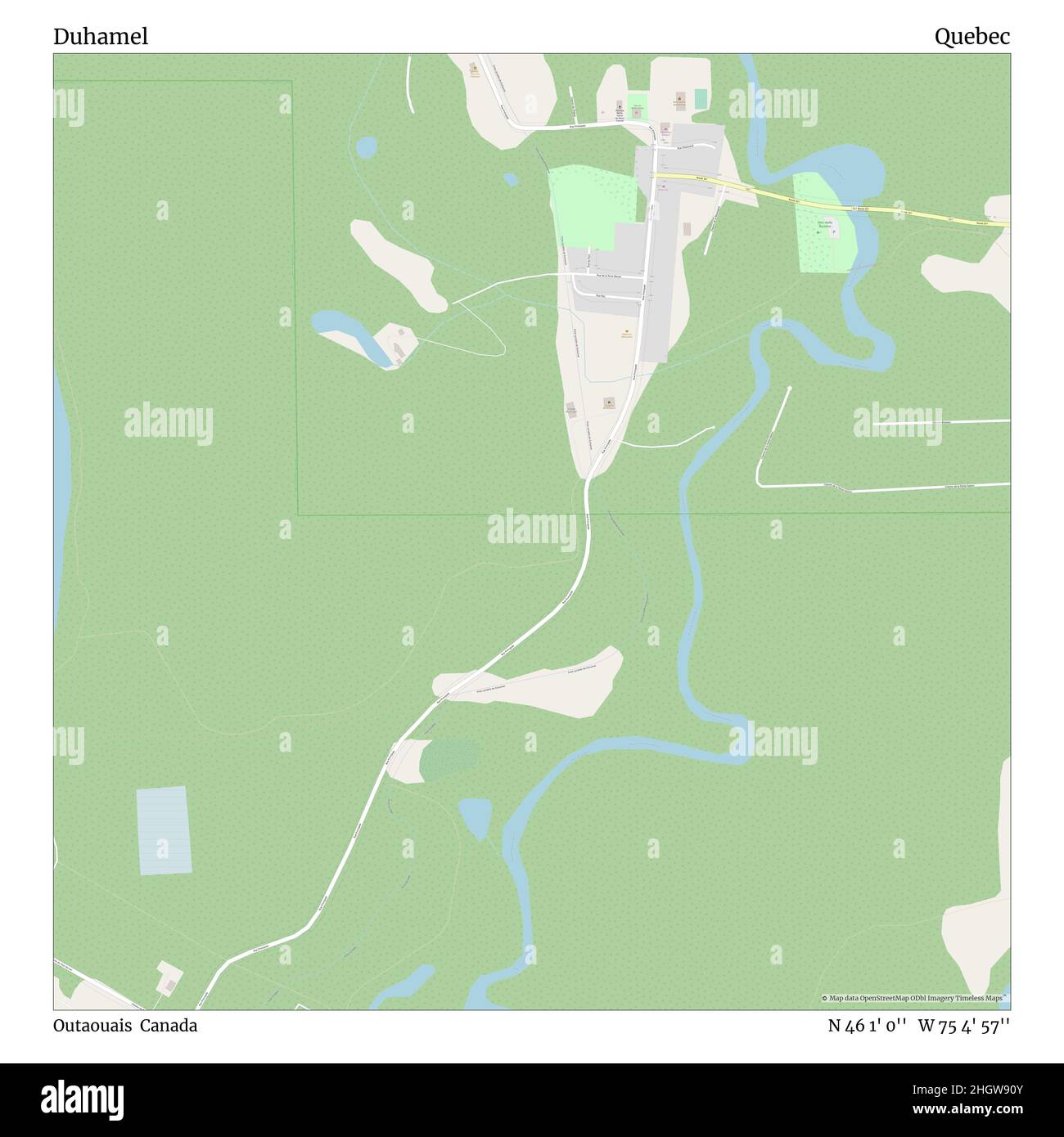 Mappa di duhamel quebec immagini e fotografie stock ad alta risoluzione Alamy