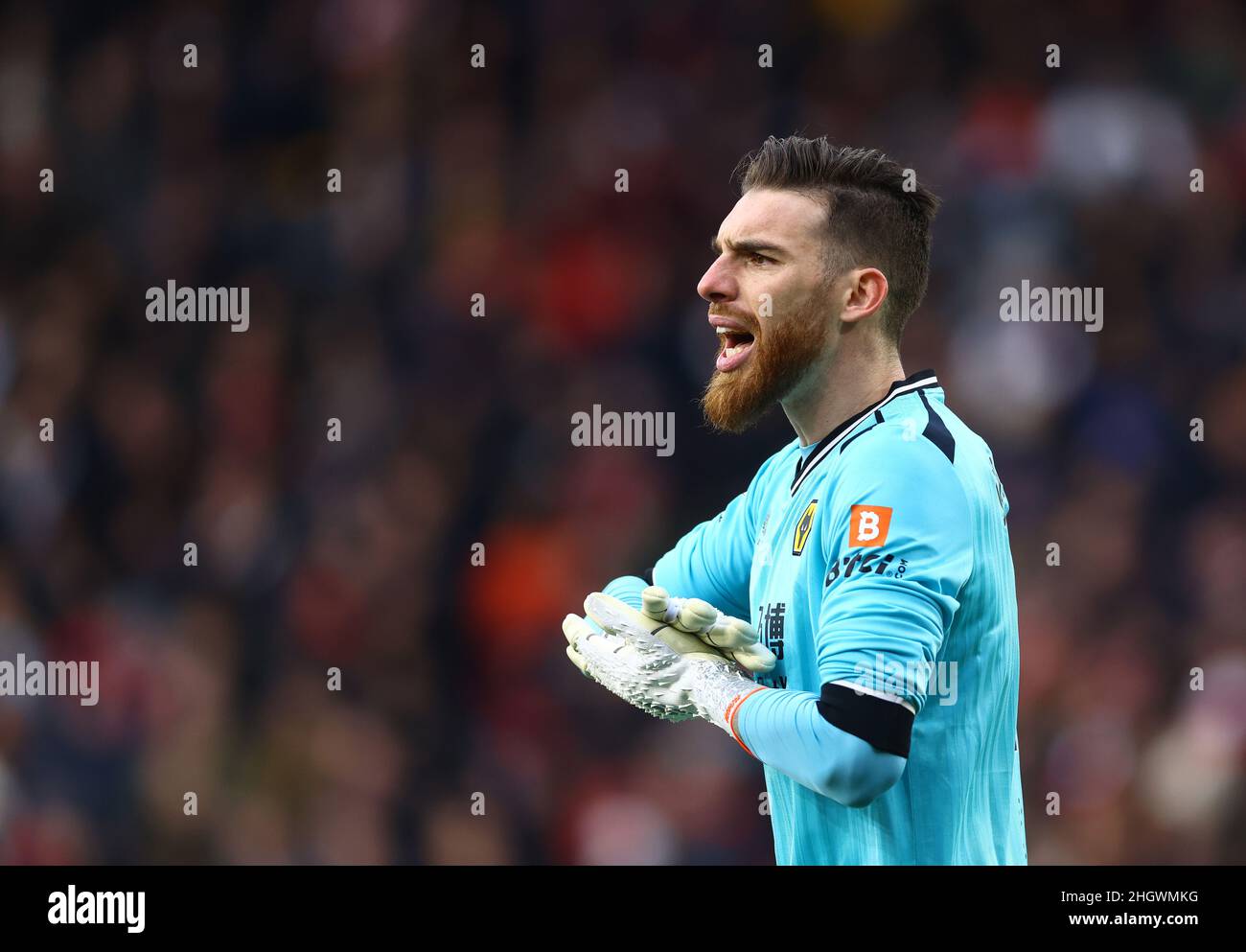 Londra, Inghilterra, 22nd gennaio 2022. Jose SA di Wolverhampton Wanderers durante la partita della Premier League al Brentford Community Stadium, Londra. Il credito d'immagine dovrebbe essere: David Klein / Sportimage Foto Stock