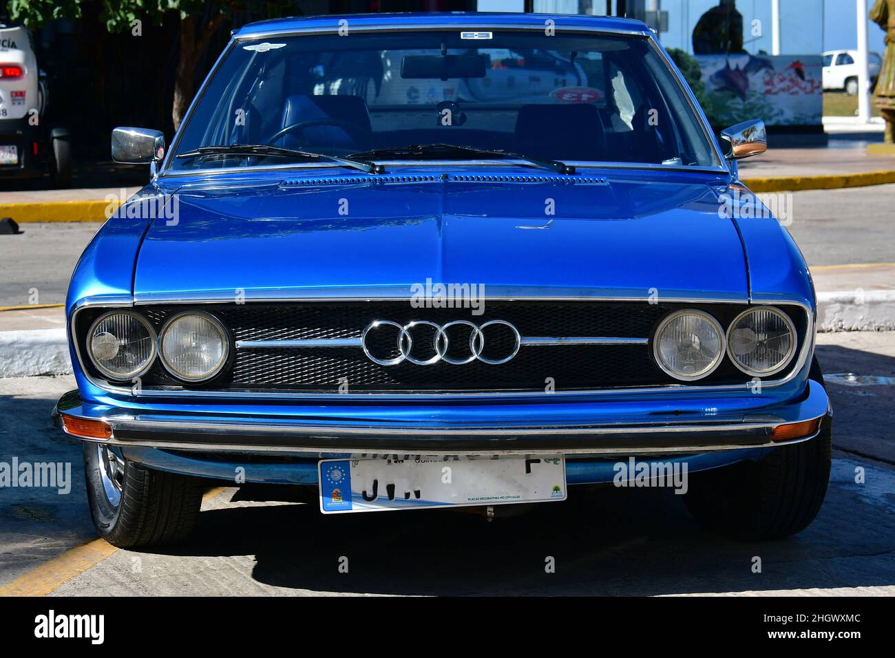 Audi 100 Coupé S auto d'epoca, Messico, Nord America Foto Stock