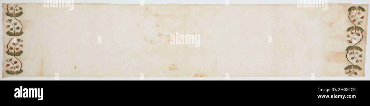 Sash 19th secolo. Sash. 19th secolo. Seta; ricamata. Paese di origine Turchia. Tessuti ricamati Foto Stock