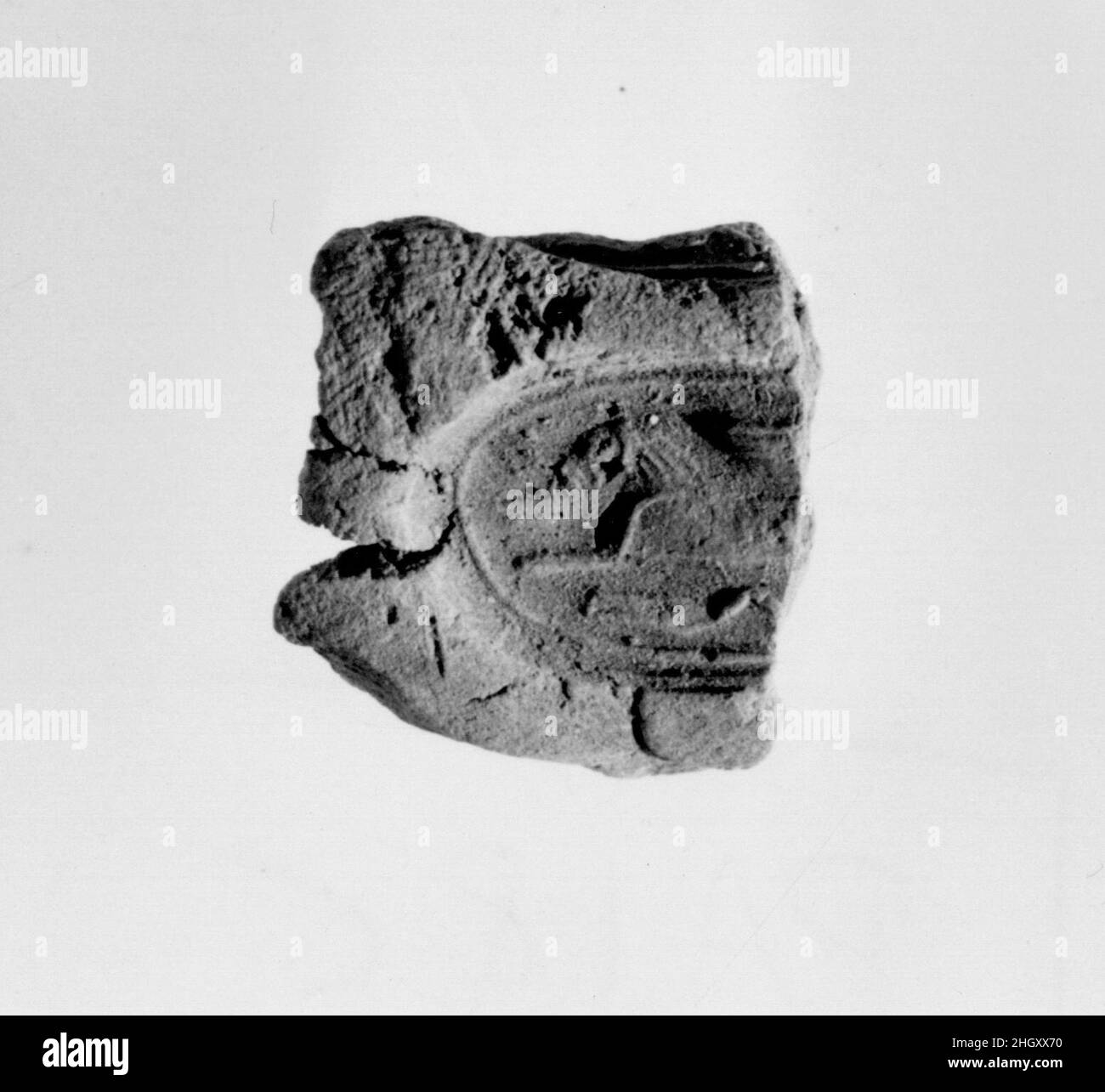 Sigillatura documenti ca. 1390–1353 a.C. nuovo Regno. Sigillatura documenti. CA. 1390–1353 A.C. Fango. Nuovo Regno. Dall'Egitto, dall'Egitto superiore, da Tebe, da Malqata, da Ville Occidentali, West Villa B, scavi MMA, 1910–12. Dynasty 18 Foto Stock