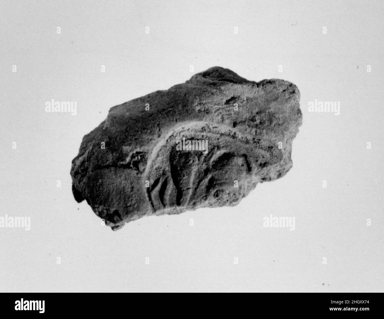 Sigillatura documenti ca. 1390–1353 a.C. nuovo Regno. Sigillatura documenti. CA. 1390–1353 A.C. Fango. Nuovo Regno. Dall'Egitto, dall'Egitto superiore, da Tebe, da Malqata, da Ville Occidentali, West Villa B, scavi MMA, 1910–12. Dynasty 18 Foto Stock