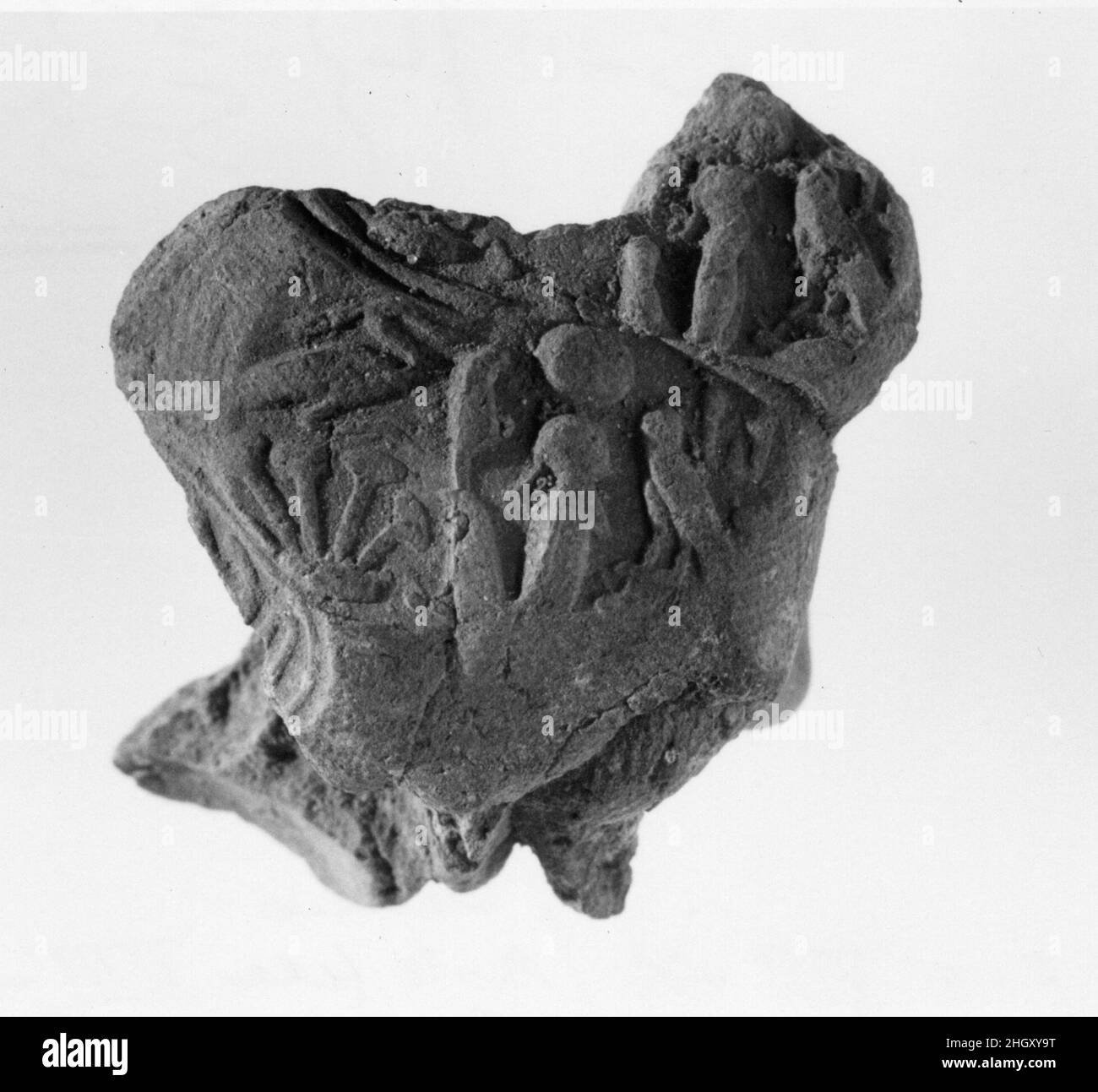 Sigillatura di documenti con più impressioni di tenuta ca. 1390–1353 a.C. nuovo Regno. Sigillatura di documenti con più impressioni di tenuta. CA. 1390–1353 A.C. Fango. Nuovo Regno. Dall'Egitto, dall'Alto Egitto, da Tebe, da Malqata, dagli scavi di MMA, 1910–12; presumibilmente da West Villas, West Villa B. Dynasty 18 Foto Stock