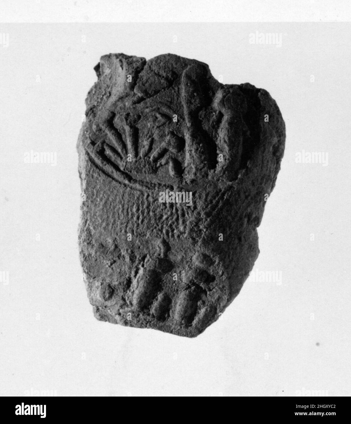 Sigillatura di documenti con più impressioni di tenuta ca. 1390–1353 a.C. nuovo Regno. Sigillatura di documenti con più impressioni di tenuta. CA. 1390–1353 A.C. Fango. Nuovo Regno. Dall'Egitto, dall'Alto Egitto, da Tebe, da Malqata, dagli scavi di MMA, 1910–12; presumibilmente da West Villas, West Villa B. Dynasty 18 Foto Stock