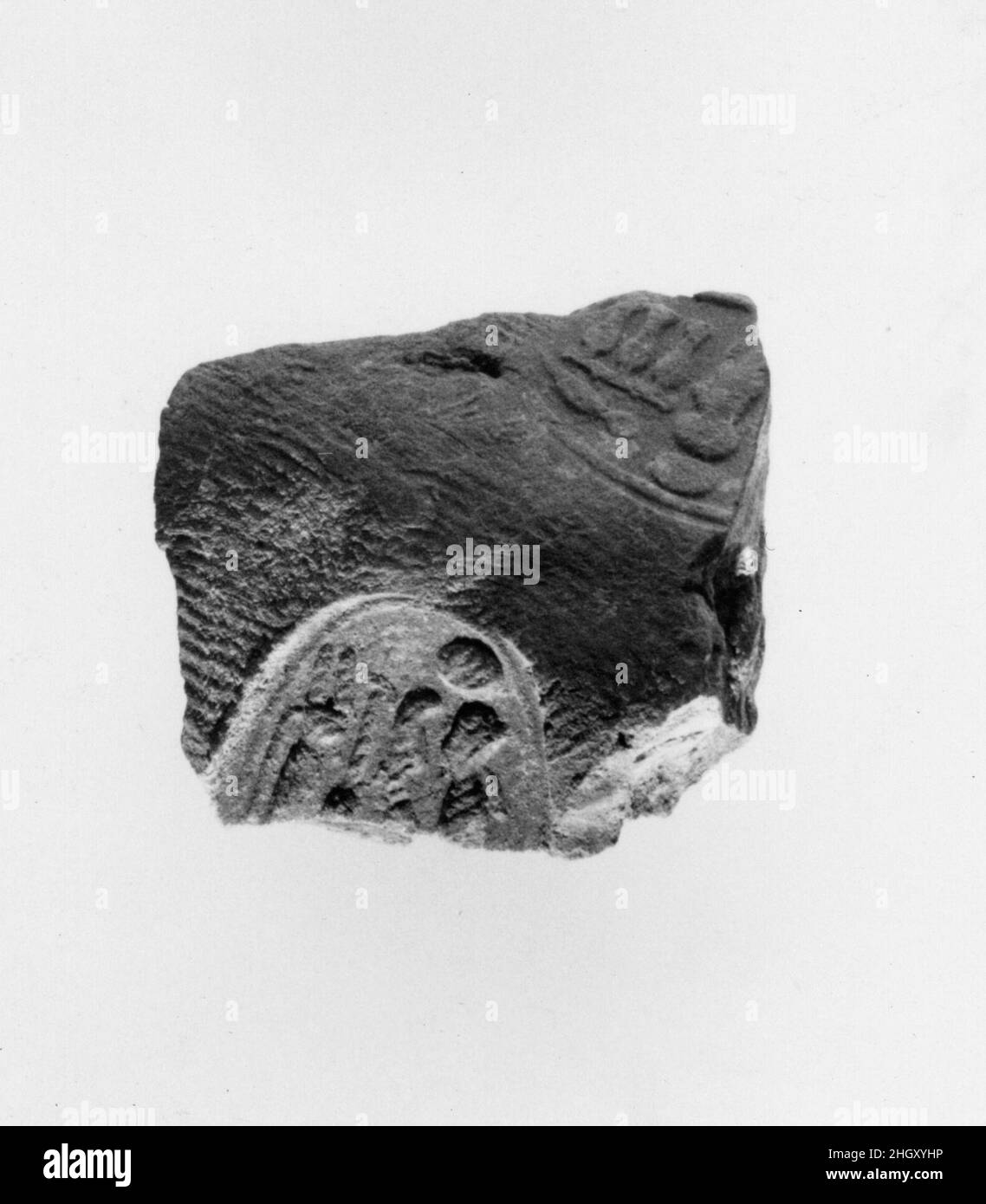 Sigillatura di documenti con più impressioni di tenuta ca. 1390–1353 a.C. nuovo Regno. Sigillatura di documenti con più impressioni di tenuta. CA. 1390–1353 A.C. Fango. Nuovo Regno. Dall'Egitto, dall'Alto Egitto, da Tebe, da Malqata, dagli scavi di MMA, 1910–12; possibilmente da West Villas, West Villa B. Dynasty 18 Foto Stock