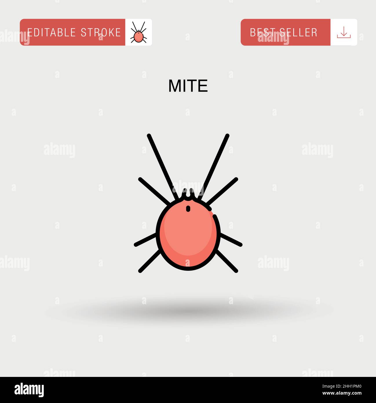 Icona mite Simple Vector. Illustrazione Vettoriale