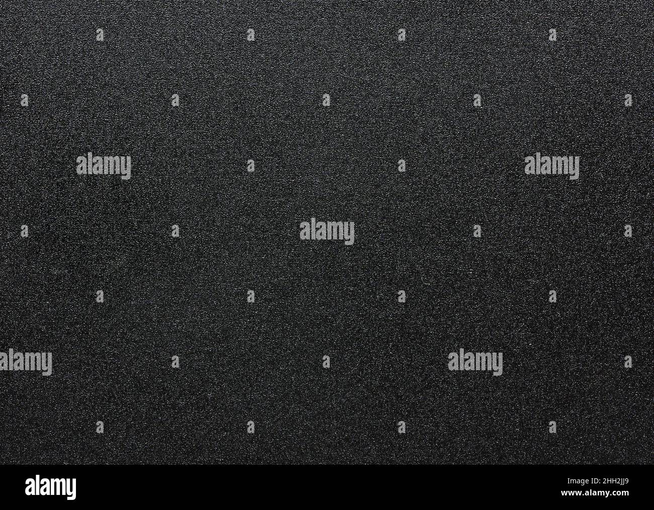 Sfondo nero metallizzato senza cuciture. Ripetizione della superficie metallica ruvida Foto Stock