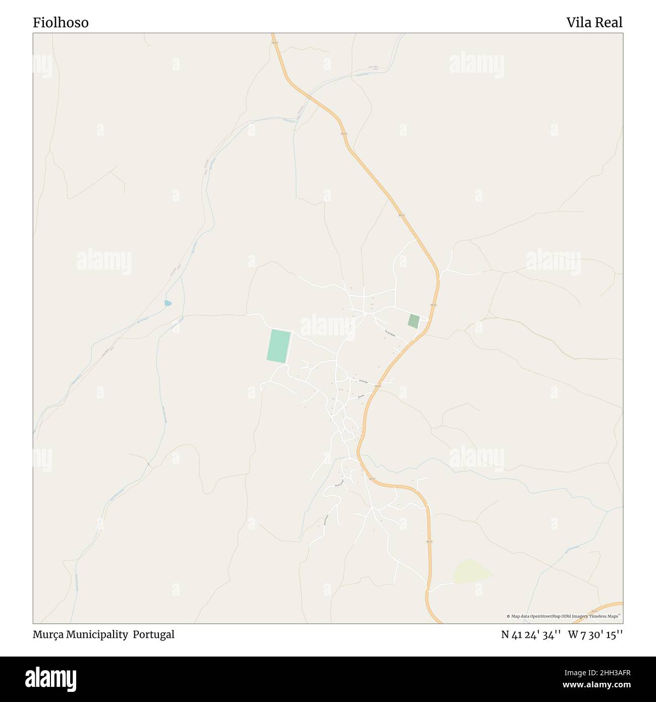 Fiolhoso, comune di Mura, Portogallo, Vila Real, N 41 24' 34'', W 7 30' 15''', mappa, mappa senza tempo pubblicata nel 2021. Viaggiatori, esploratori e avventurieri come Florence Nightingale, David Livingstone, Ernest Shackleton, Lewis and Clark e Sherlock Holmes si sono affidati alle mappe per pianificare i viaggi verso gli angoli più remoti del mondo, Timeless Maps sta mappando la maggior parte delle località del mondo, mostrando il successo di grandi sogni Foto Stock