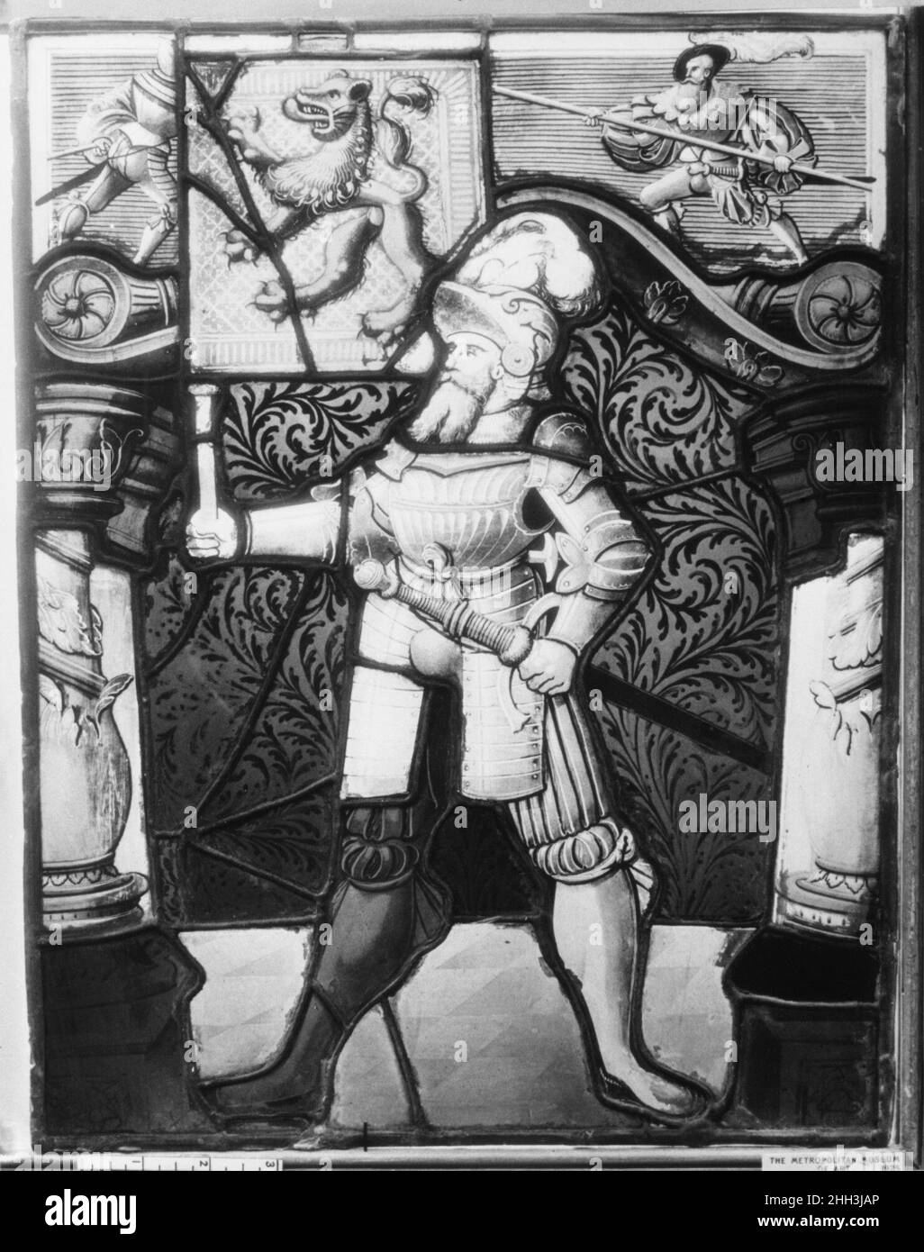 Firma con bandiera ca. 1560 Svizzero. Firmare con la bandiera 195348 Foto Stock