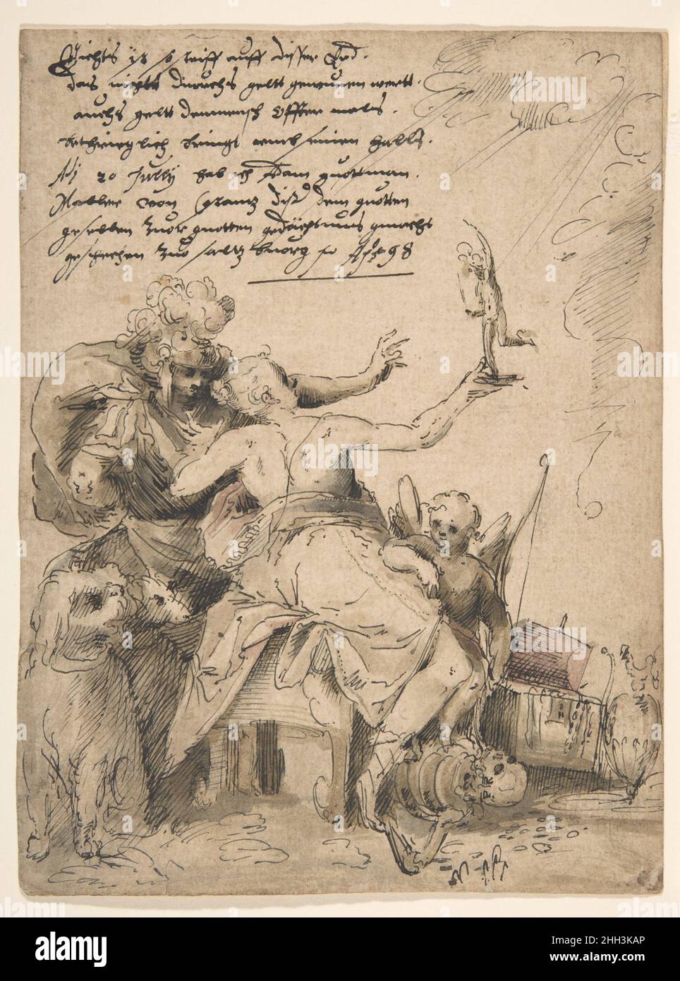 Un'Allegoria di ricchezza 1598 Adam Gutmann tedesco. Un'allegoria di ricchezza 373908 Foto Stock