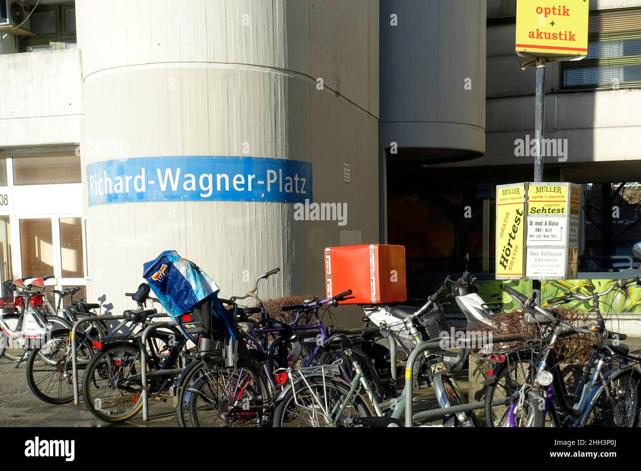 Stazione della metropolitana Richard-Wagner-Platz, Berlino Foto Stock