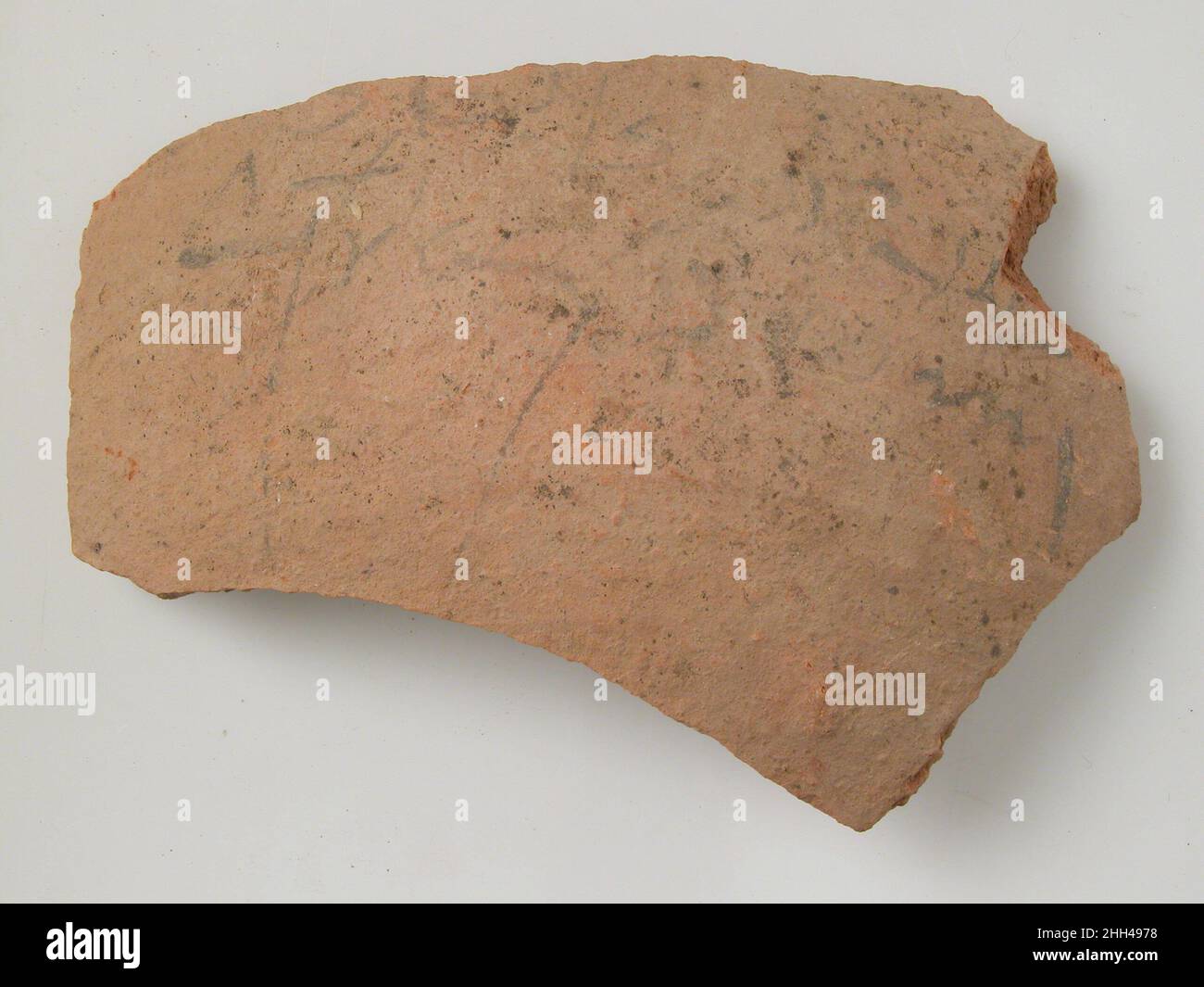 Stracon 595–30 a.C. periodo tardo-periodo tolemaico. Ostracon 588350 Foto Stock