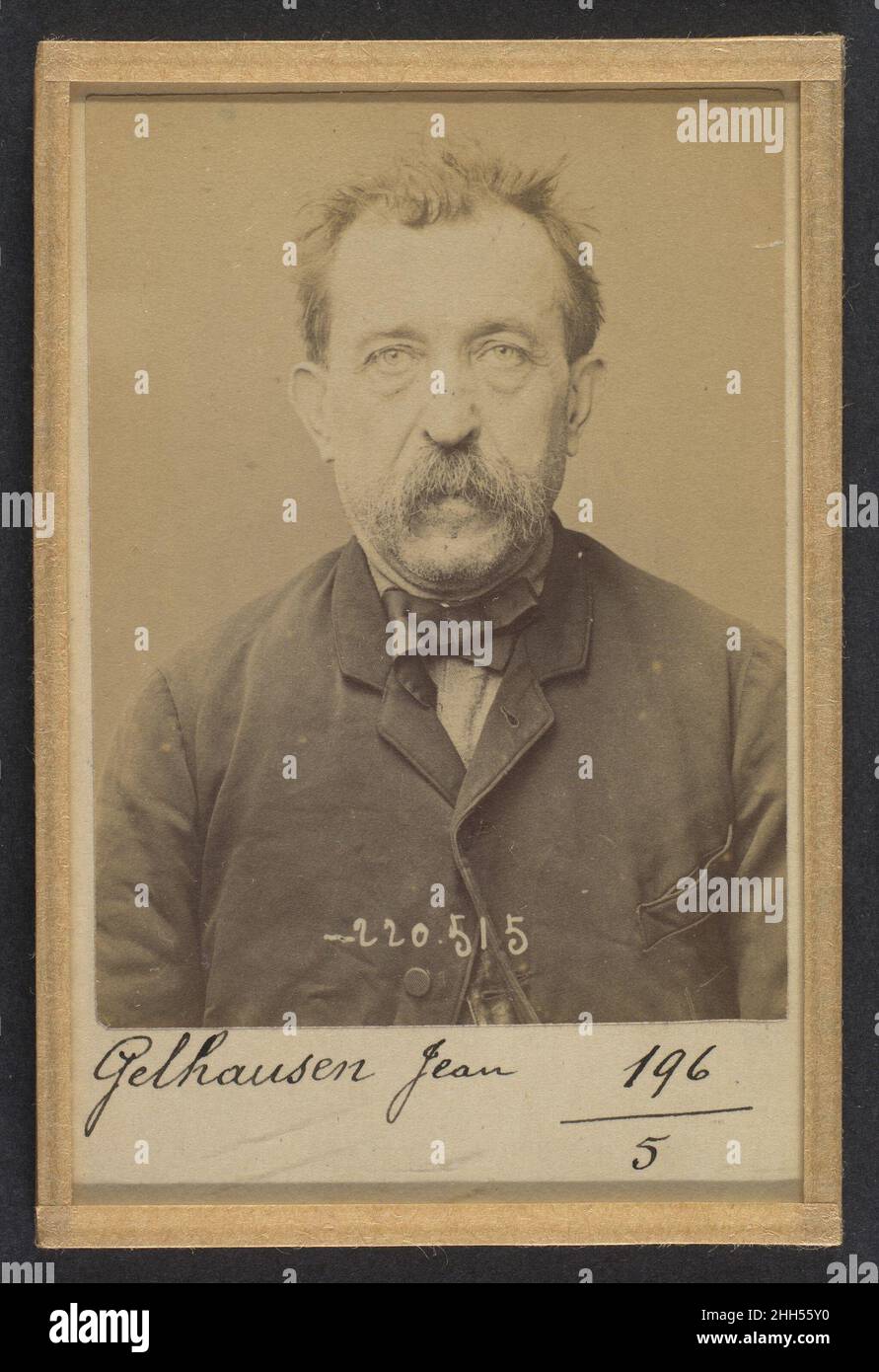 Gelhausen. Jean. 55 ans, né à Grevennemache (Lussemburgo). Cordonnier