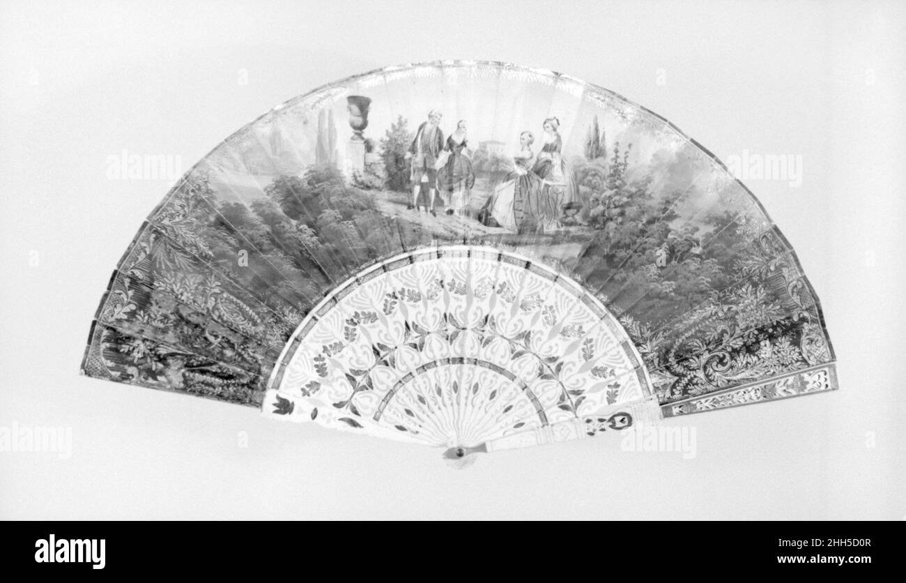 Ventola ca. 1840 Francese. Ventola 209774 Foto Stock