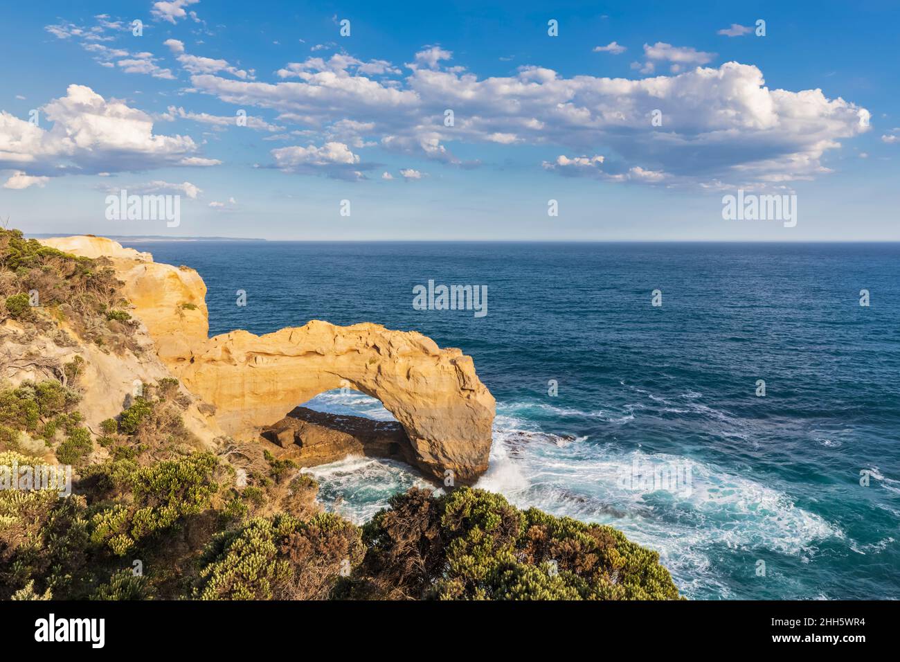 Arco naturale nel Parco Nazionale di Port Campbell Foto Stock