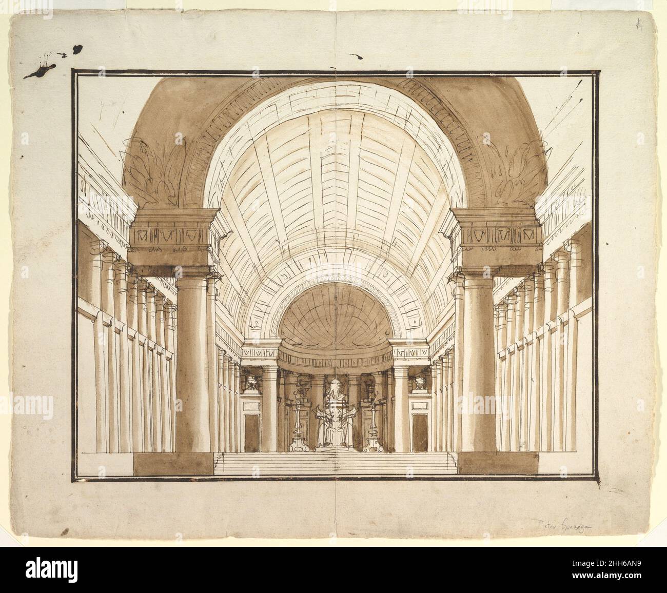 Imposta design n.d. Pietro di Gottardo Gonzaga italiano. Impostare il progetto 359181 Foto Stock