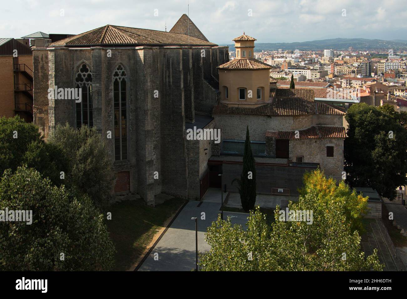 Esglesia de Sant Domenec in Girona,Catalogna,Spagna,Europa Foto Stock