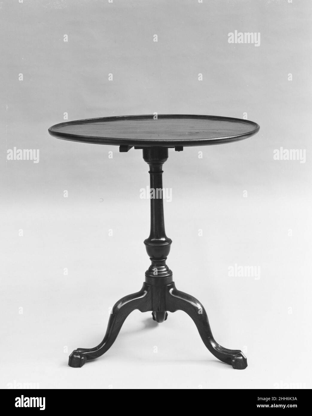 Tavolo da tè 1750–90 americano. Tabella del tè 8282 Foto Stock