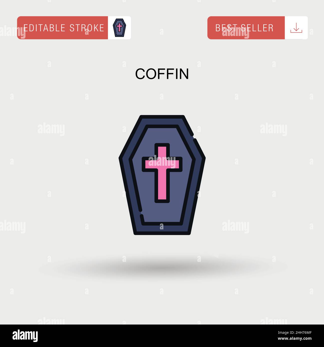 Bara semplice vettore icona. Illustrazione Vettoriale