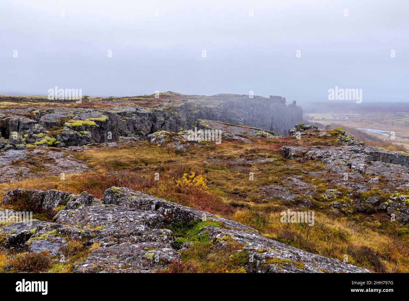 Thingvellir Parco Nazionale di Islanda Foto Stock
