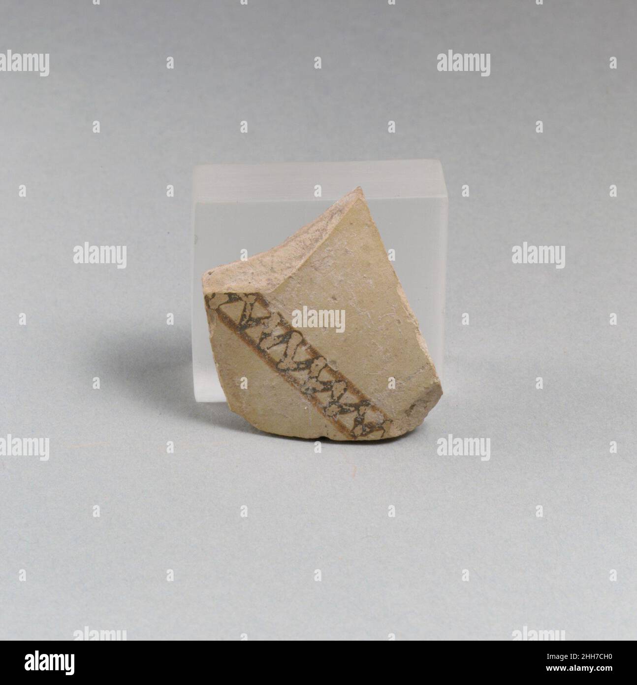 Frammento di vaso ca. 1400–1300 a.C. Micenaean. Frammento di vaso 248278 Foto Stock