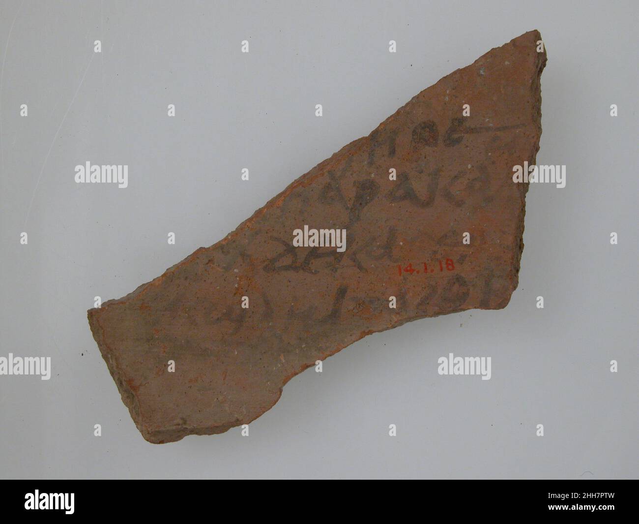 Ostrakon 600 Coptic. Ostrakon 474723 Foto Stock