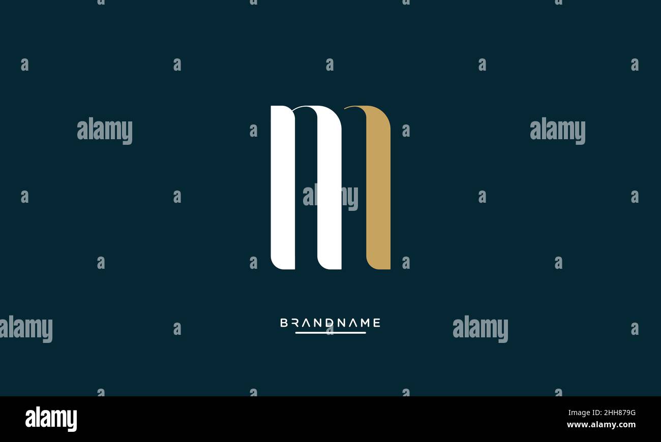 NN, N lettere alfabetiche Logo emblema Monogramma Illustrazione Vettoriale