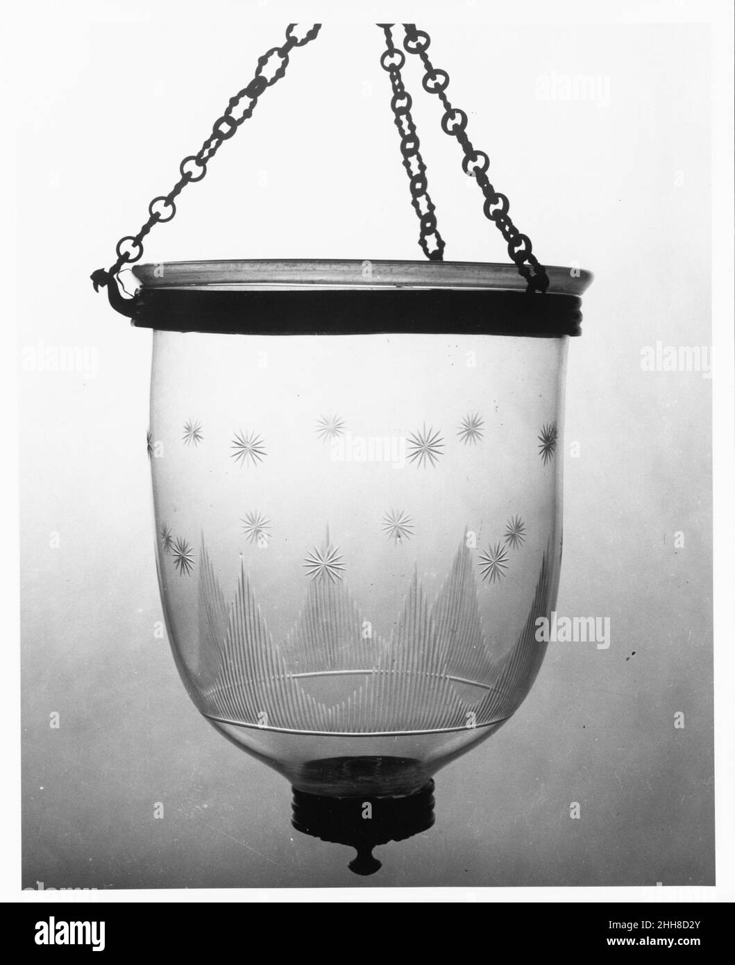 Lanterna sospesa 1800–1825 americana. Lanterna sospesa 4737 Foto Stock