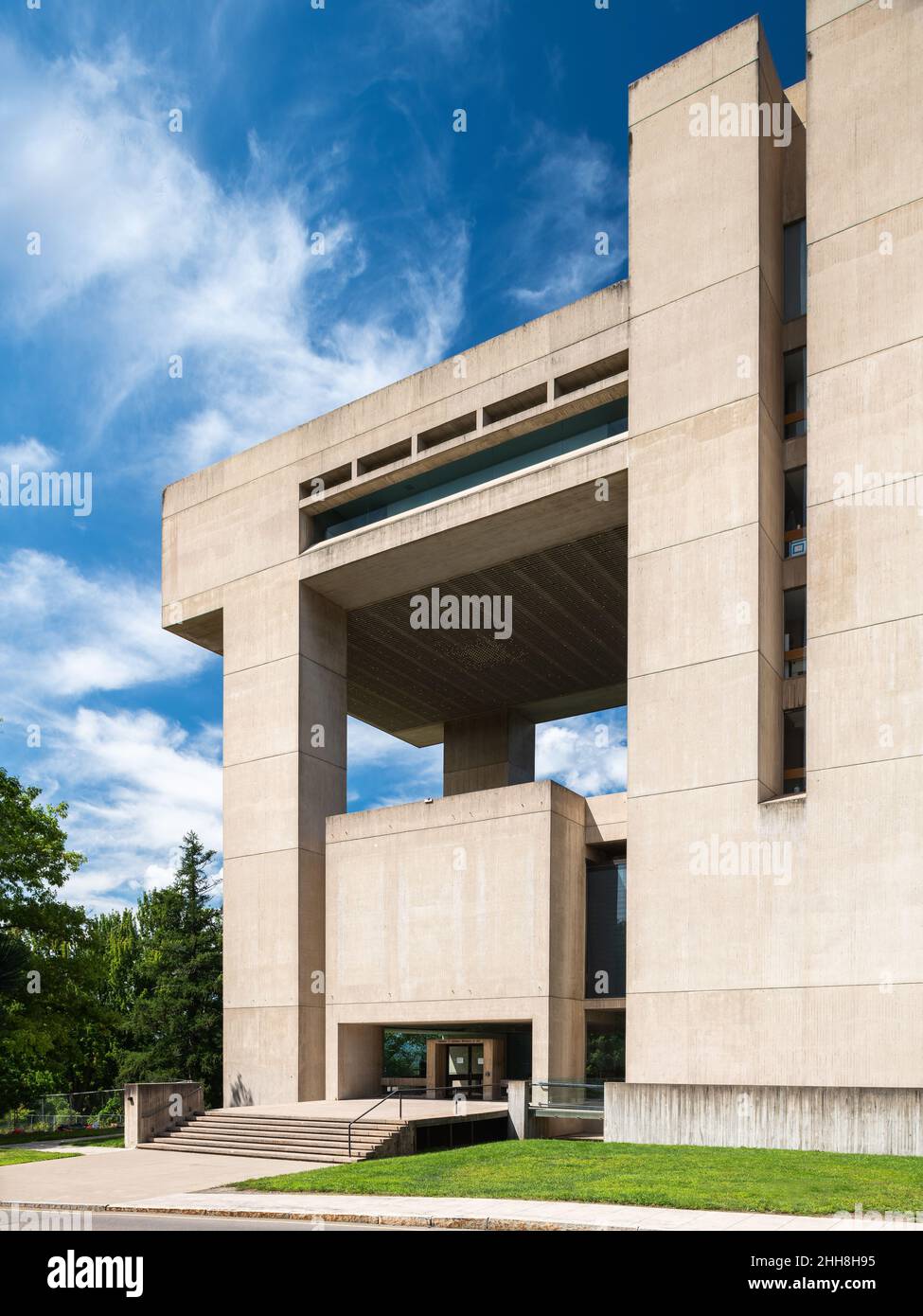 Herbert Johnson Museum of Art progettato da I.M. PEI Foto Stock