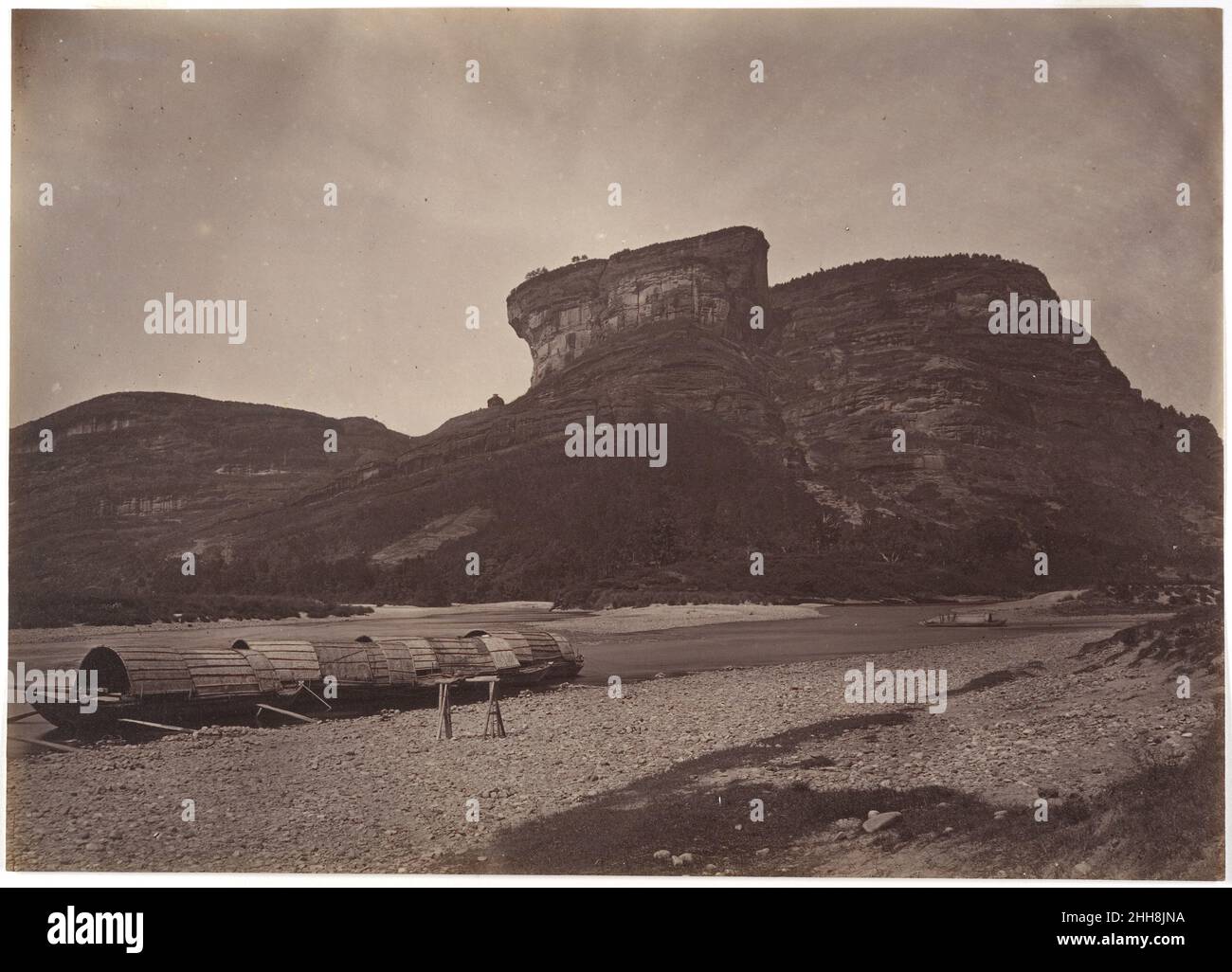 Tempio di Tai-wang a Wu ü vicino a Sing Chang Tea Mart ca. 1869 Lai Fong. Tempio di Tai-wang a Wu ü vicino a Sing Chang Tea Mart 289303 Foto Stock