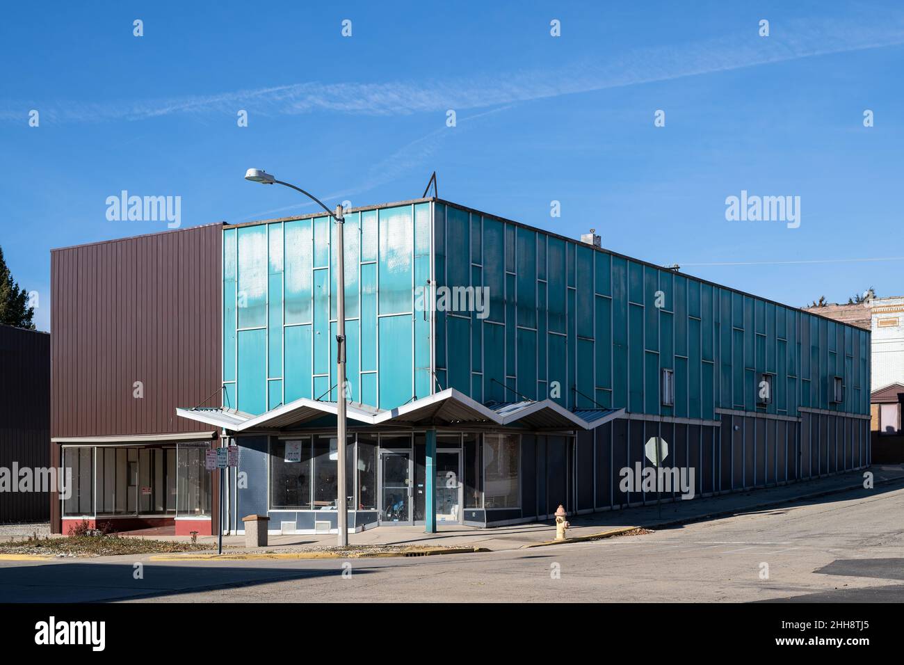 Edifici in Spring Valley Illinois Foto Stock